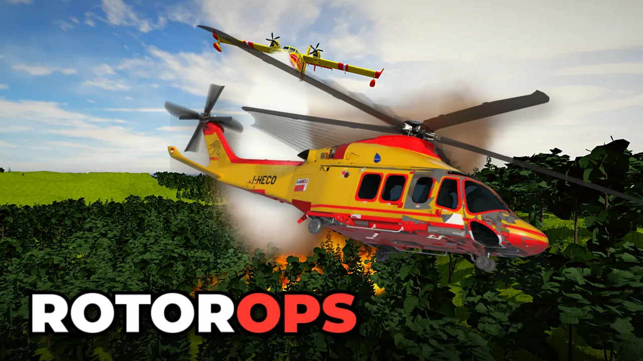 AW139 et Canadair sur un feu de forêt